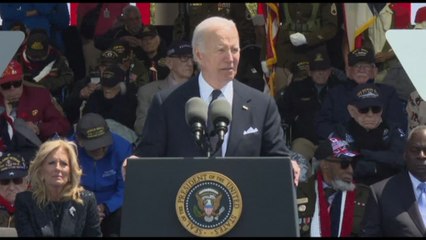 Télécharger la video: Biden: gli uomini del D-Day sapevano per cosa vale la pena morire