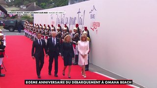 80e anniversaire du Débarquement : le président américain Joe Biden est arrivé à Omaha Beach