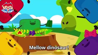 Marshmallows and the Dinosaur Friends ❤️ Five Marshmallows Color Songs JunyTony