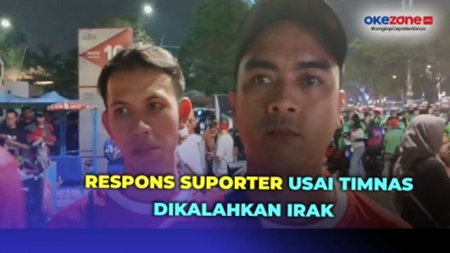 Begini Respons Suporter usai Timnas Indonesia Ditaklukkan Irak di SUGBK