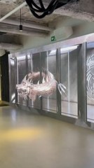 El nuevo dragón 3D de la tienda del Bernabéu que alucina al mundo
