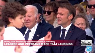 D-Day landings: International ceremony begins at Omaha Beach