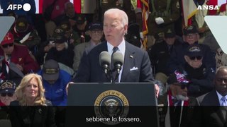 Biden rende omaggio agli 