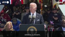 Biden rende omaggio agli 