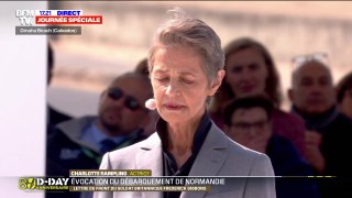 80 ans du Débarquement: les lettres du front de trois soldats américain, britannique et canadien lues à la cérémonie internationale à Omaha Beach