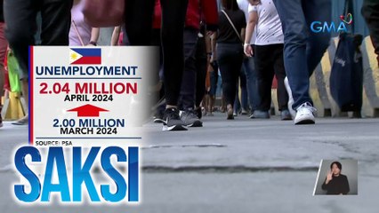 Mga walang trabahong Pinoy, tumaas sa 2.04 milyon noong Abril | Saksi