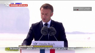 80 ans du Débarquement: Emmanuel Macron affirme que 