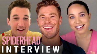 Spiderhead' Interviews | Miles Teller, Chris Hemsworth Jurnee Smollett