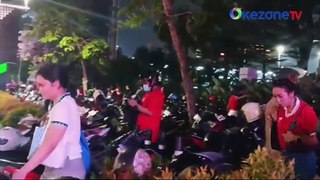 Jalan Gatot Subroto Macet Parah Seusai Laga Timnas Indonesia vs Irak  di SUGBK
