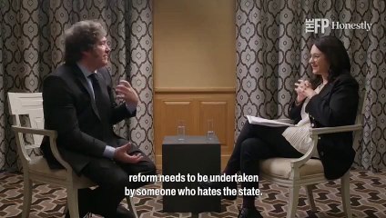 "Amo ser el topo dentro del Estado": Milei dijo que llegó para "destruir" el Estado desde adentro