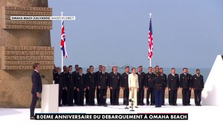 80e anniversaire du Débarquement : La Marseillaise est entonnée