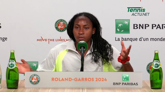 Tennis - Roland-Garros 2024 - Coco Gauff : My tears... it was just overwhelming of everything
