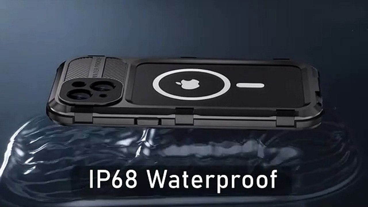 Amazoncom Lanhiem iPhone 14 Magnetic Case Waterproof Dustproof Shockproof Case with Built-in Screen Protector Compatible with Magsafe Full Body Protective Cover for iPhone 14 61 inch -Black  Cell Phones  Accessories