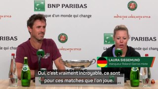 Roland-Garros - Roger-Vasselin remporte le double mixte avec Siegemund : “Très spécial de gagner à la maison”