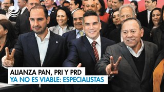 Alianza PAN, PRI y PRD ya no es viable: especialistas