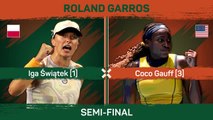 Swiatek sees off Gauff to reach French Open final