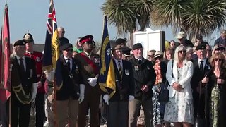 Veteranos homenageados relembram Dia D