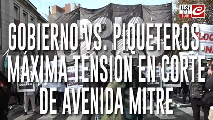 Tensión: piqueteros vuelven a cortar Puente Pueyrredón