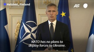 'No plans' to send forces to Ukraine, says NATO chief
