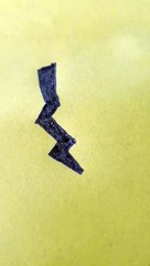 Fulmine viola  disegno