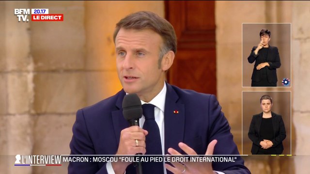 Emmanuel Macron: La Russie a un peu trahi le message de la Libération et du Débarquement