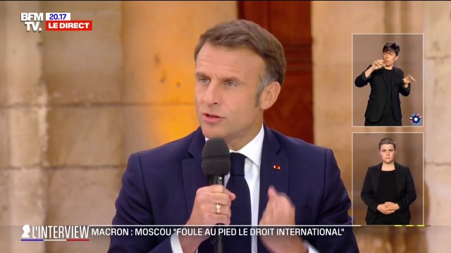 La paix, ça ne peut pas être la capitulation de l'Ukraine , affirme Emmanuel Macron