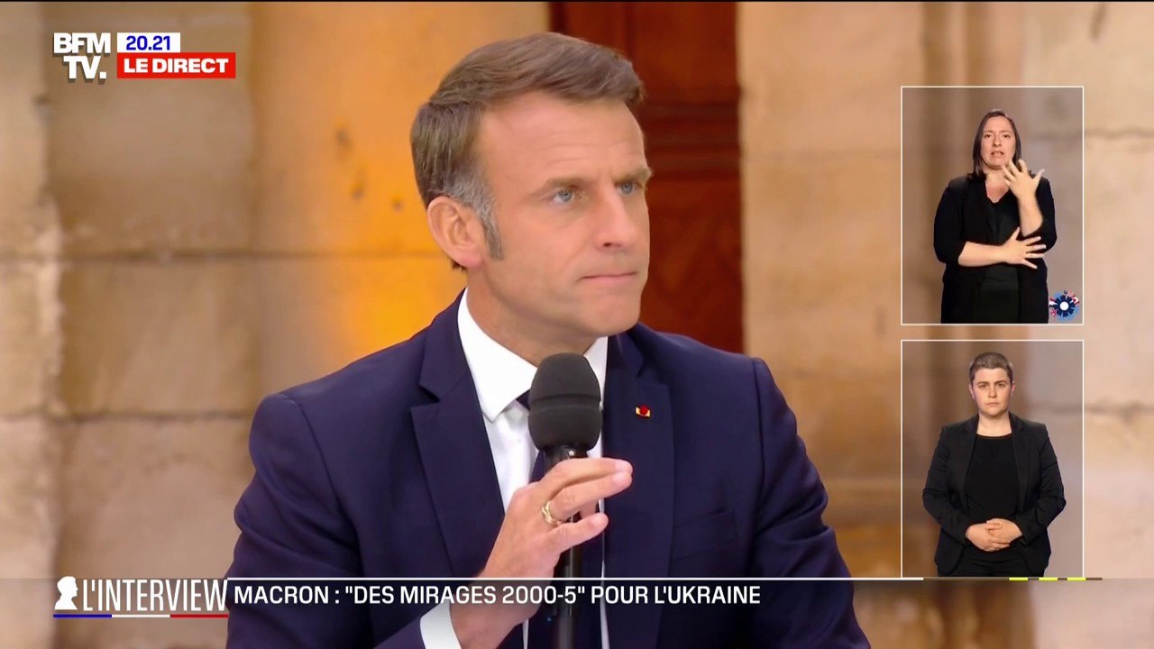 Guerre en Ukraine: "Ce que nous proposons, c'est de former 4.500 soldats ukrainiens", déclare Emmanuel Macron