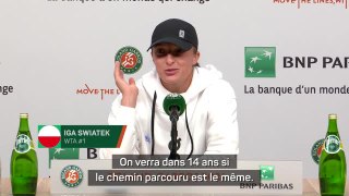 Roland-Garros - Świątek se “Nadalise” ? “On verra dans 14 ans !” répond la Polonaise