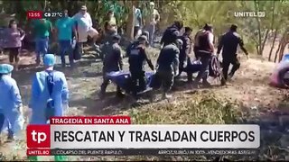 Santa Ana del Yacuma: Policía da a conocer la lista de los fallecidos en el desplome del puente