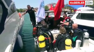Silivri'de Gönüllü Dalgıçlar Tarafından Deniz Temizliği Gerçekleştirildi