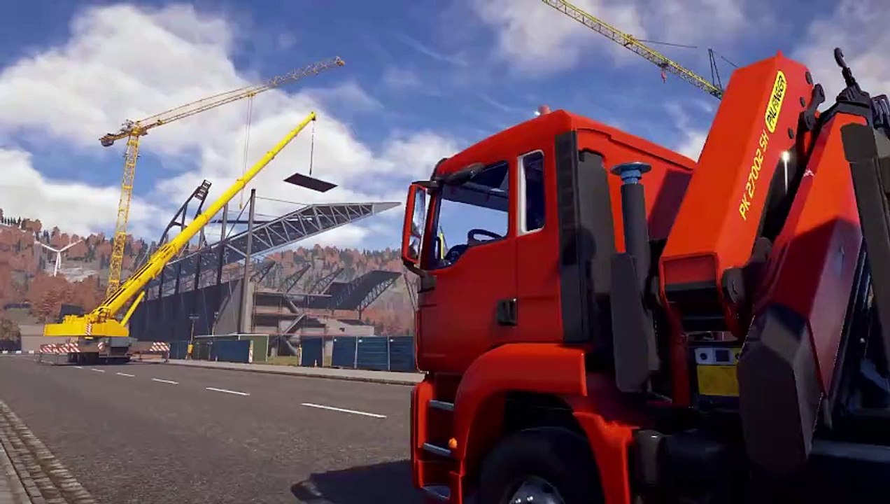 Construction Simulator - Stadium Expansion Launch Trailer