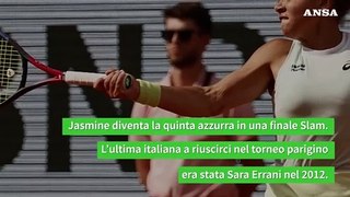 Jasmine Paolini prima italiana in finale al Roland Garros dopo 12 anni