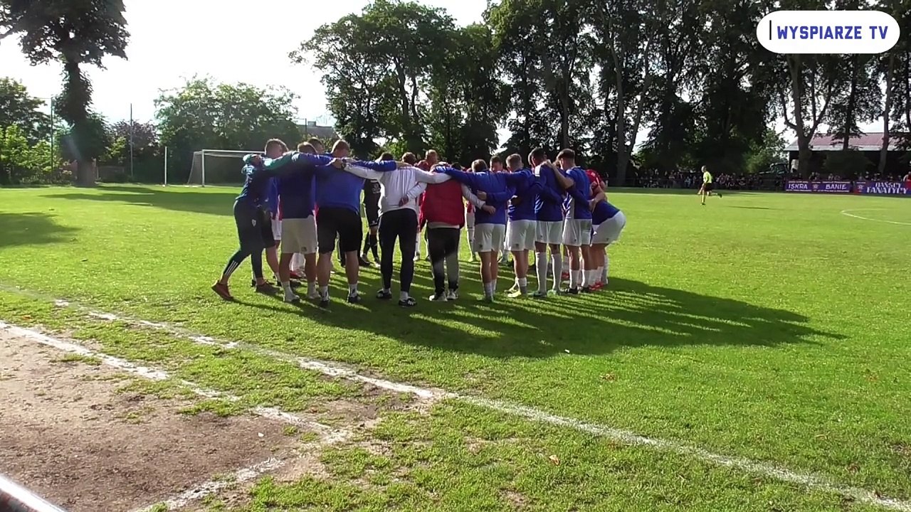 Bramki meczu Iskra Banie 1 - 2 ( 0 - 1 ) Flota Świnoujście | 1/2 Finału Pucharu Polski ZZPN