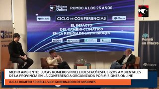 Medio Ambiente:  Lucas Romero Spinelli destacó esfuerzos ambientales de la provincia en la Conferencia organizada por Misiones Online
