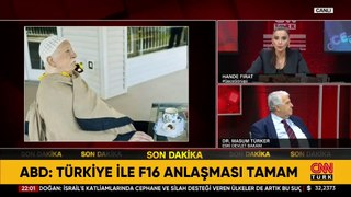 Son dakika haberi: ABD: Türkiye ile F-16 anlaşması tamam