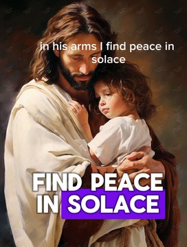 All of us experiencing unpleasantness, we hope and have faith in God, we're held.