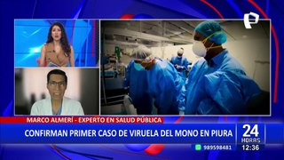 Dr. Almerí sobre caso de viruela del mono en Piura: 