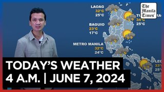 Today's Weather, 4 A.M. | June 7, 2024