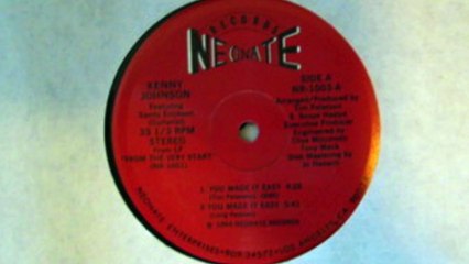 Kenny Johnson  Featuring Sandy Erickson – You Made It Easy (Instrumental)