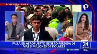 Falla en aeropuerto generó pérdidas de más de 5 millones de dólares