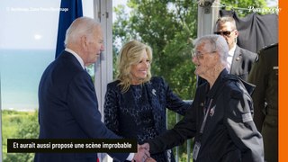 VIDEO 80 ans du Débarquement : scène improbable de Joe Biden en pleine cérémonie ? La vérité derrière ces images...