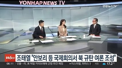 조태열 "안보리 등 국제회의서 북 규탄 여론 조성"