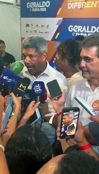Jerônimo Rodrigues enaltece Geraldo Júnior em lançamento de pré-campanha: Diversas vezes ajudou Salvador