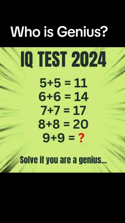 IQ test for you