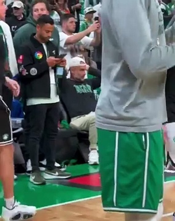 NBA: Pep Guardiola presente en la final de la NBA entre Dallas y Celtics