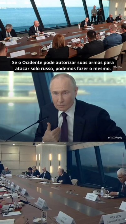 Se o Ocidente pode autorizar suas armas para atacar solo russo, podemos fazer o mesmo.