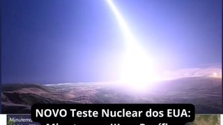 Teste Nuclear dos EUA com  Minuteman 3