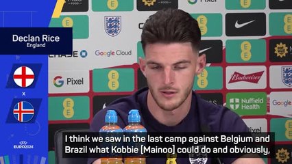 'The future looks bright for England with Mainoo and Wharton in midfield' - Rice