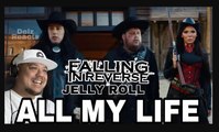 Falling in Reverse Featuring  Jelly Roll -All My Life (Reaction)