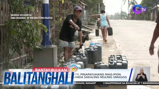 Ilang taga-La Carlota City, pinapayuhang mag-ipon ng tubig bilang paghahanda sakaling muling umagos ang lahar | Balitanghali